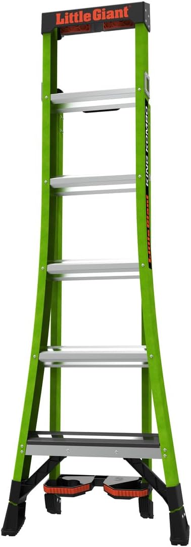 Little Giant King Kombo, 6 ft Fiberglass Multi-Position Ladder, 13906-001
