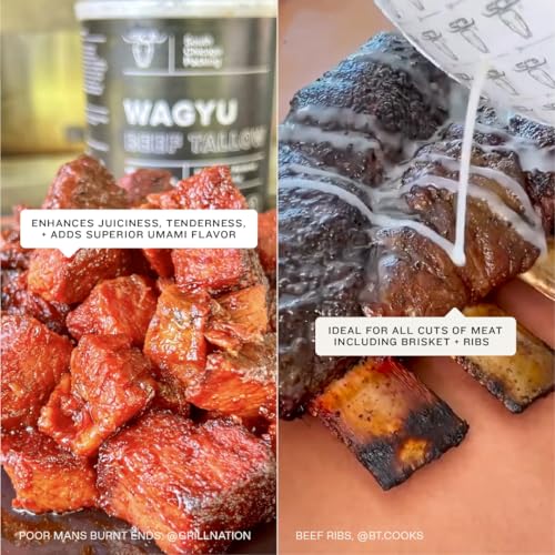 South Chicago Packing 100% Pure Wagyu Beef Tallow, 42 Ounces – Paleo & Keto Friendly Cooking Fat for Searing, Sautéing & Frying