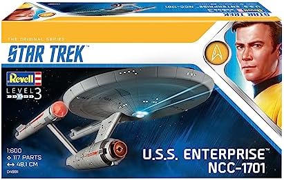 Revell 04991 Star Trek U.S.S. Enterprise NCC-1701 (TOS) 1:600 Scale Model Kit