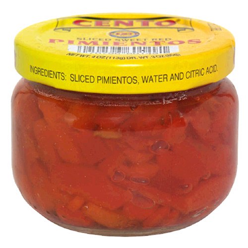 Cento Foods Sliced Sweet Pimentos, 4 OZ
