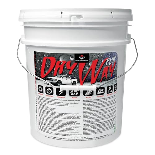 DryWay Plus DOT Approved Concrete Driveway Sealer, Silane/Siloxane