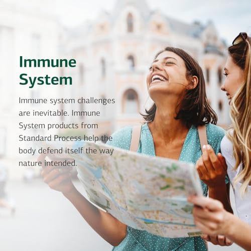 Standard Process Inc. Congaplex - Thymus Gland Support Supplement - Immune Health with Calcium Lactate, Magnesium, Vitamin C & Vitamin A - Immune System Aid with Mushroom Powder - 150 Capsules