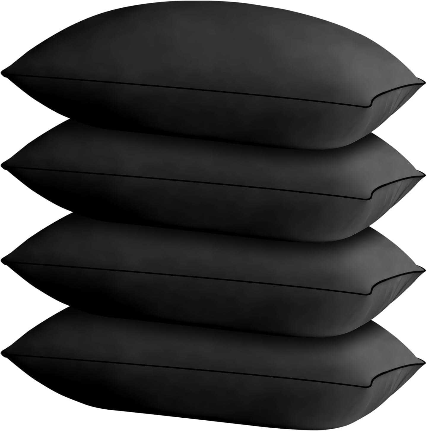 HIMOON Bed Pillows for Sleeping 2 Pack,Queen Size Cooling Pillows Set of 2,Top-end Microfiber Cover for Side Stomach Back Sleepers