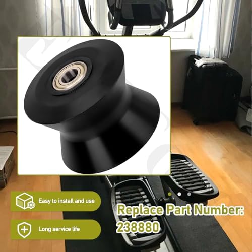 238880 Elliptical Leg Roller Compatible with NordicTrack E7sv - NTEL Series, Gold's Gym 510, HealthRider 8.5ex, Proform 20.0