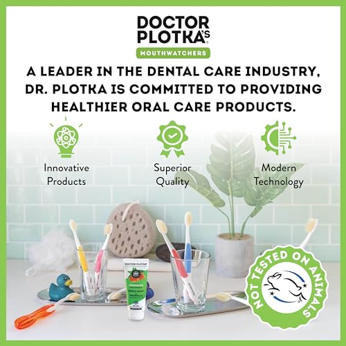 MOUTHWATCHERS Soft Flossing Toothbrushes for Adults, Value 6 Pack, Ultra Clean Manual Toothbrush Set for Sensitive Teeth & Gums, by Dr. Plotka