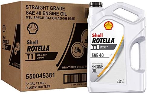 Rotella T1 40 CF/CF-2 Motor Diesel Oil, 5 Gallon - Pack of 1