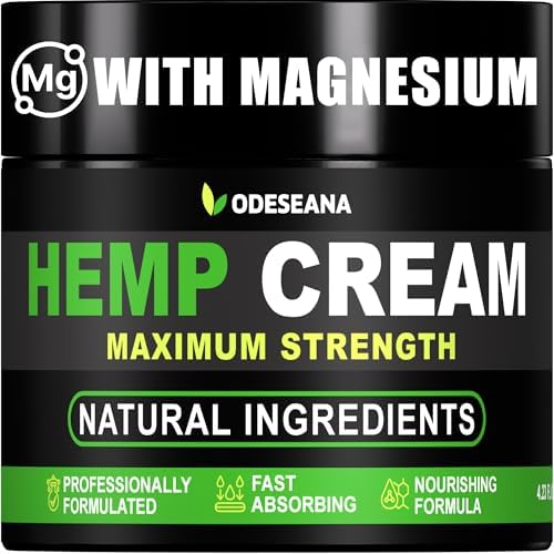 Hemp Cream with Arnica, Hemp Oil, MSM - 2 Pack - Maximum Strength Skin Care