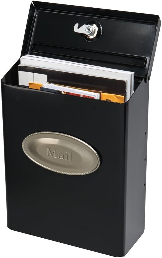 Gibraltar Mailboxes Designer Locking Medium Capacity Galvanized Steel Venetian Bronze, Wall-Mount Mailbox, DMVKGV04