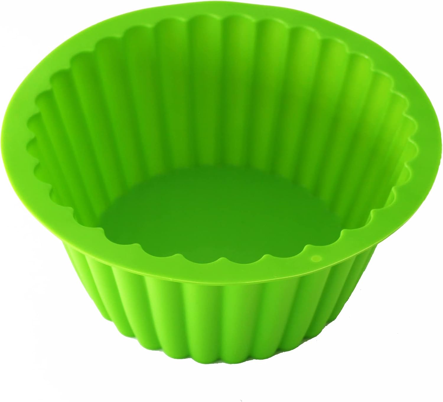 X-Haibei Giant Cupcake Pan Round Chocolate Cake Bread Bakeware Silicone Mold Top Dia. 7.8inch,Bottom 5.3inch, Height 3.5 inch