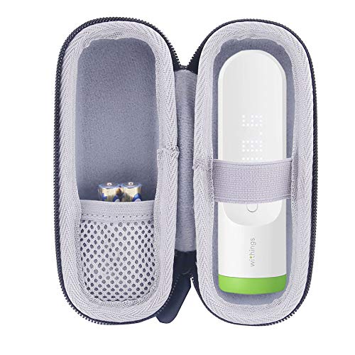 Hard Carrying Case for Withings Thermo – smart Temporal Thermometer (CASE ONLY) (Small)
