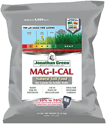 Jonathan Green 11352 Mag-i-Cal Pelletized Calcium Fertilizer, Covers 15,000 Sq. Ft., Quantity 1