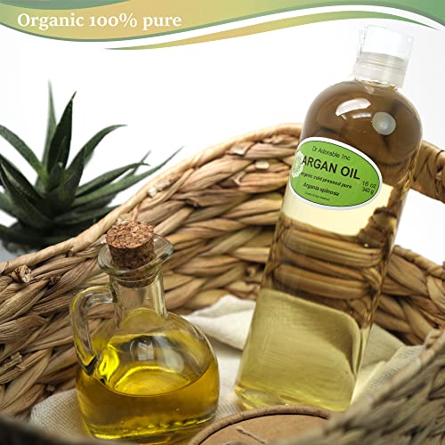 Dr Adorable - 16 oz - Argan Marrakesh Oil - 100% Pure Natural Organic Cold Pressed