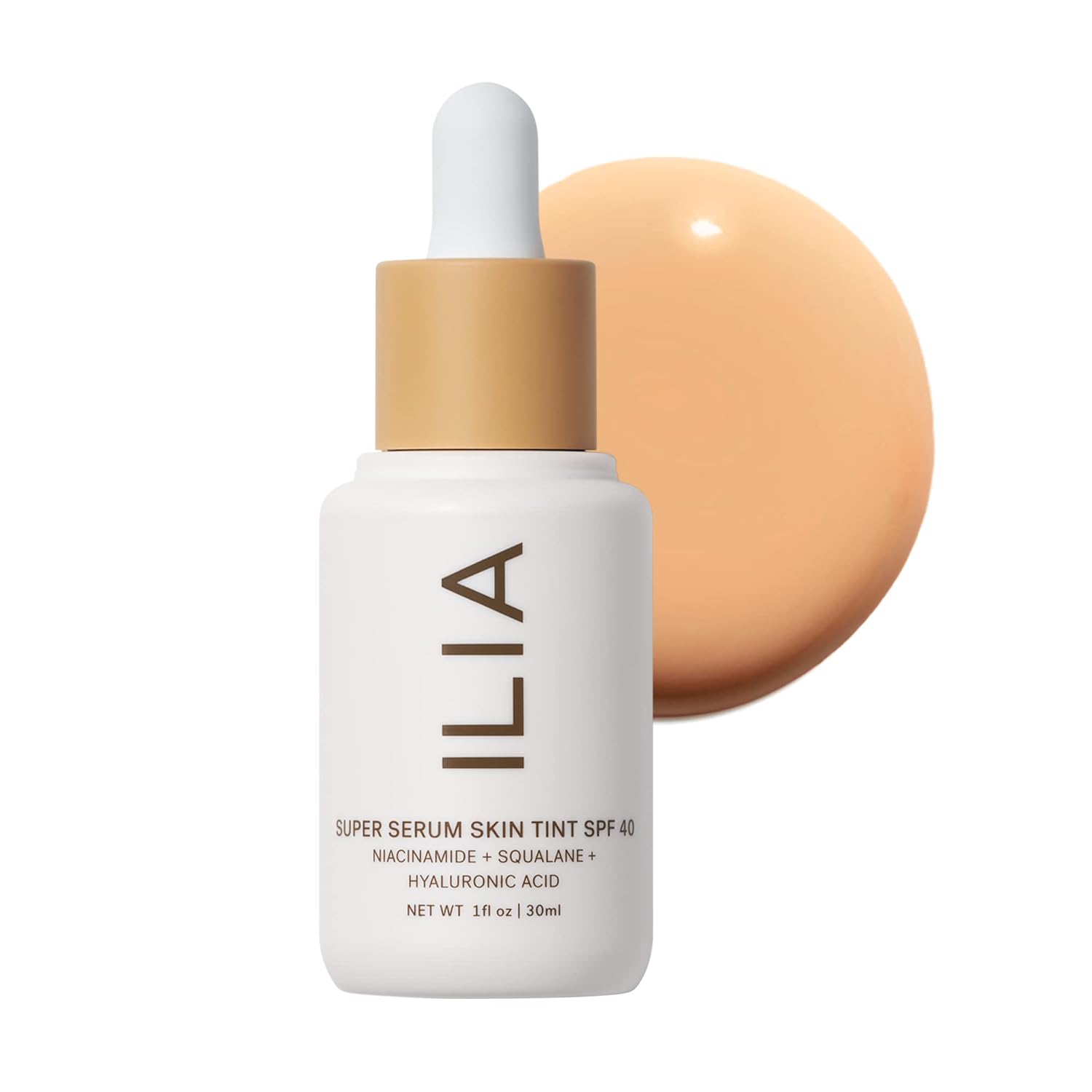 ILIA - Super Serum Skin Tint SPF 40 (Diaz ST7, 1 fl oz | 30 ml)