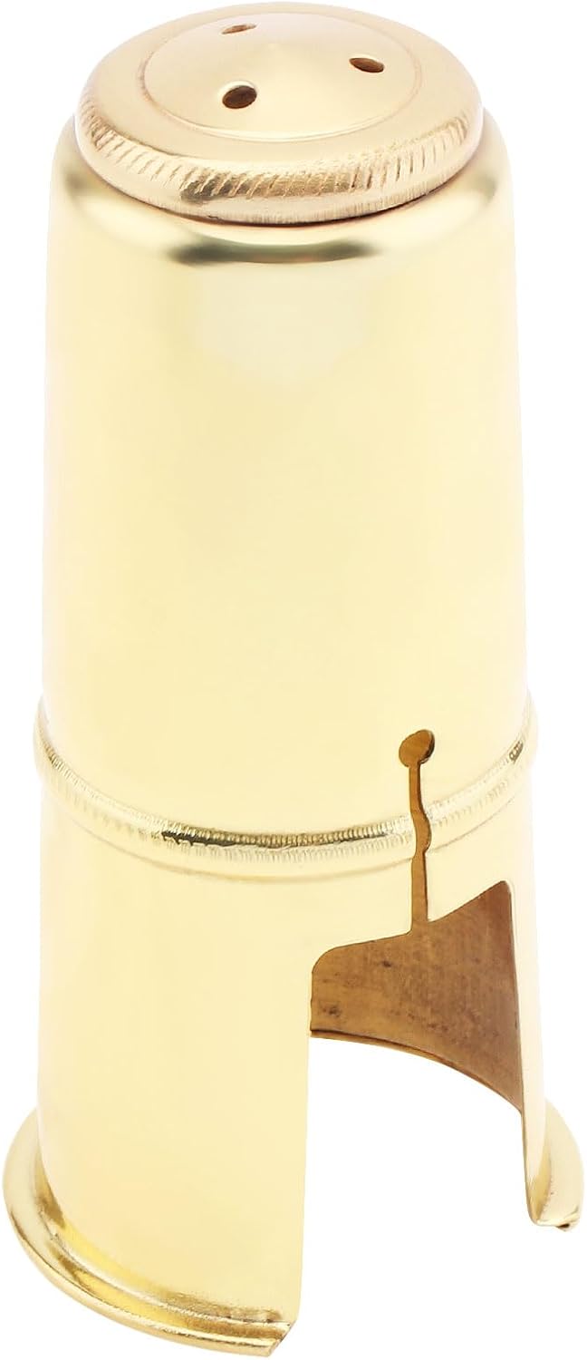 Alto Saxophone Mouthpiece Protective Cap, Woodwinds Alto Sax Saxophone Mouthpiece Cap (Gold)