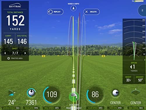 Golf Launch Monitor and Golf Simulator with Metal Protective Case