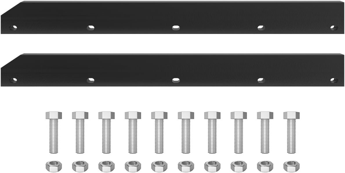 1/2" Poly Cutting Edge Scraper Bar For John Deere 54" Blade M75679 | Fits For John Deere 54" Front Mount Snow Blade Replaces M75679 Two-Part