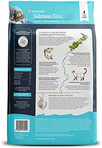 Addiction Viva La Venison Grain-Free Dry Cat Food - with Premium Venison to Support Muscle Development & Maintenance - High-Protein Recipe with Chicken & Low Carb - Made in New Zealand - 4lbs