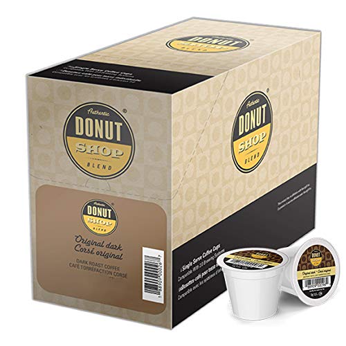 Authentic Donut Shop Blend Original Roast Single-Cup Coffee for Keurig K-Cup Brewers, 24 Count