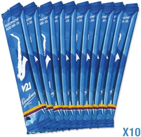 Vandoren SR813 Alto Saxophone V21 Reeds Strength 3; Box of 10