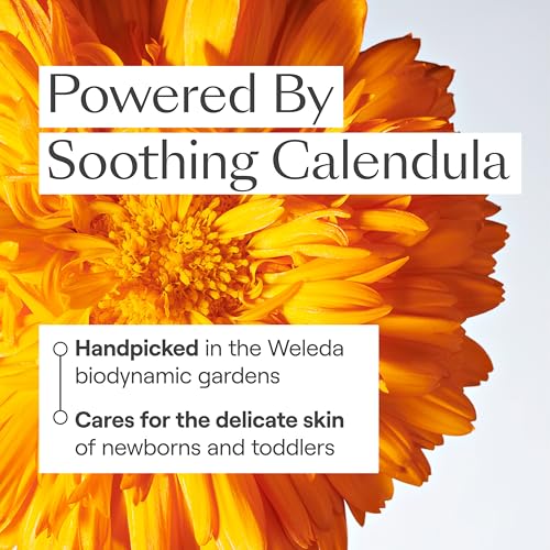 Weleda Baby Calendula Body Lotion and Shampoo-Body Wash Bundle, 6.8 Fluid Ounce (Pack of 2), Plant Rich Baby Care with Calendula and Sweet Almond Oil