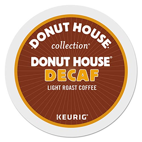 Donut House Collection Chocolate Glazed Donut, Single-Serve Keurig K-Cup Pods, Flavored Light Roast Coffee, 24 Count