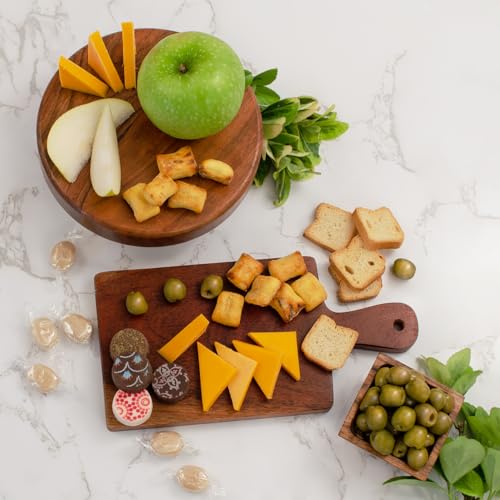 Capalbo's CEO Fruit Gift Basket | Cheese & Fruit Gift Baskets w/ Sharp Cheddar Cheese, Fresh Fruits, Ferrero Rocher Chocolates, Chocolate Truffles