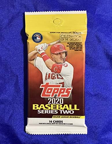 Factory-Sealed 2020 Topps Baseball Series Two Sixteen-Card Hanger Pack - MLB Trading Cards