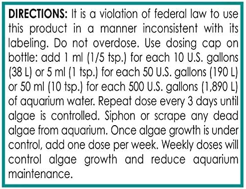 API MARINE ALGAEFIX Algae Control 16-Ounce Bottle