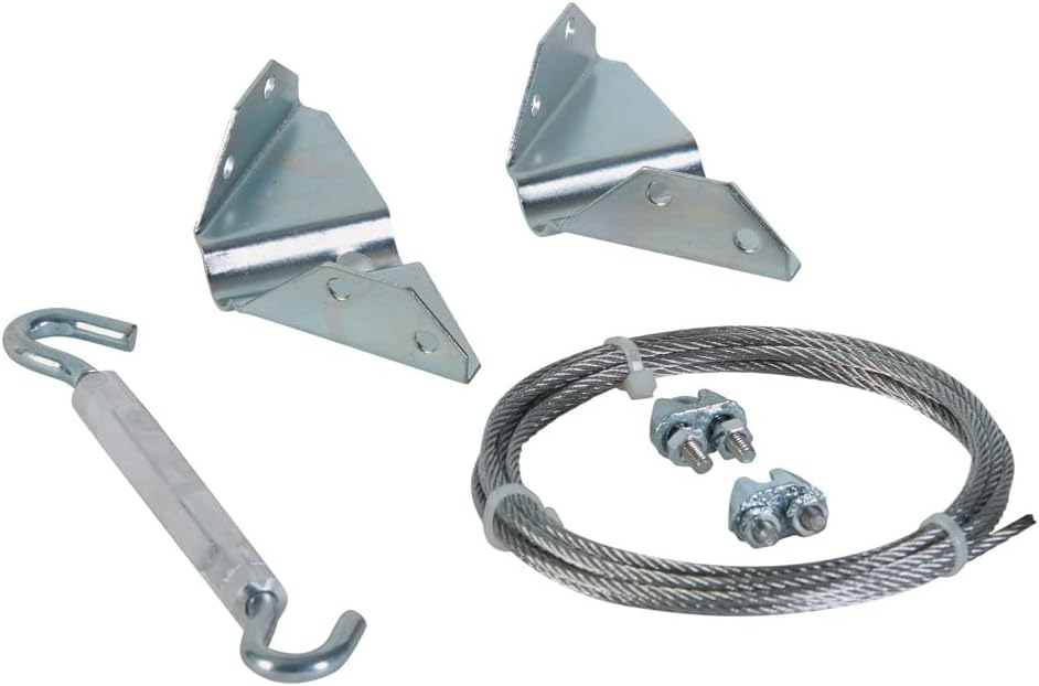 National Hardware Anti-Sag Gate Kit, Heavy-Gauge Steel, Zinc Plated | Corrects and Prevents Gate Sag Up to 7.5 ft Diagonal, Cable, Turnbuckle