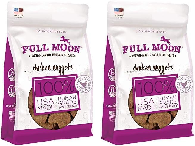 Full Moon® Chicken Nuggets Dog Treats 12 oz | Human Grade, No corn, No wheat, No soy, Glycerin Free, Made in the USA