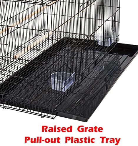 Divider Breeding Cage Aviary Bird Finch Parakeet Finch Flight Cage 24" x 16" x 16"