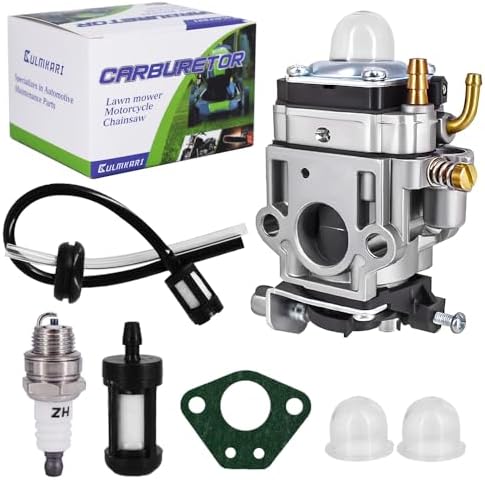 Carburetor Kit Fits for 43cc 47cc 49cc 50cc Scooter Dirt Mini Pocket Bike Motorcycle 2-Stroke Engine 15mm Replace Carb For Go-Ped BladeZ Cart Echo