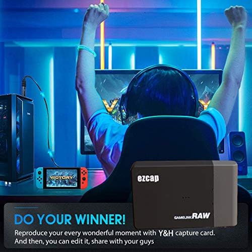 Y&H USB3.0 HDMI Game Capture Card Audio Video 4K 30P/1080P 120fps Record and Live Streaming