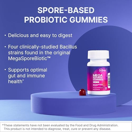 Microbiome Labs MegaSporeBiotic Daily Probiotic for Women + Men, 60 Ct
