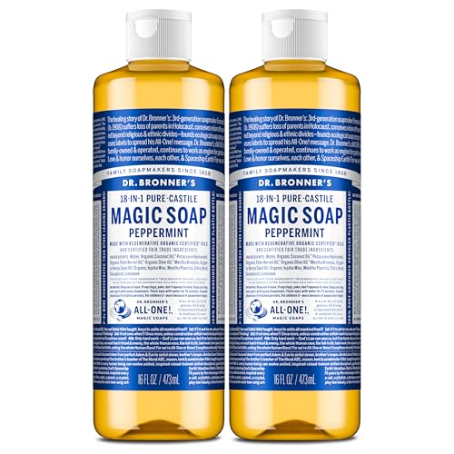 Dr. Bronner's Dr. Bronner Hemp Peppermint Pure Castile Oil Made with Organic Oils Certified - 25 Oz, 1count