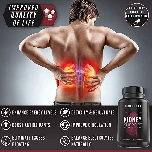 Leviathan Super Kidney Cleanse & Urinary Detox Formula | Optimal Kidney Health & Gallbladder Formula | Full Restore & Detox - Manage Kidney Stones