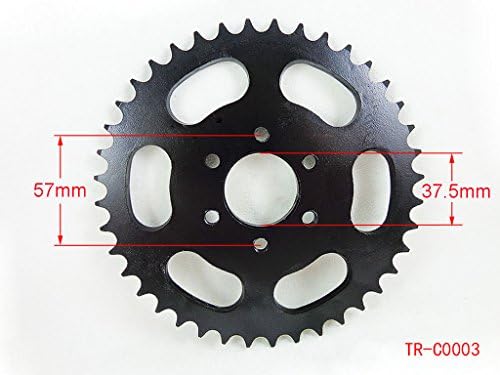 Rear Engine Chain Sprocket 428 40 Teeth for 50cc 90cc 110cc 125cc 150cc 200cc 250cc 300cc Chinese ATV Dirt Bike Quad TaoTao Roketa Sunl