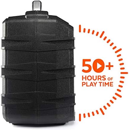 ECOXGEAR EcoTrek Rugged Waterproof Floating Portable Bluetooth Wireless 100 Watt Stereo Smart Speaker and PA System (Gray)
