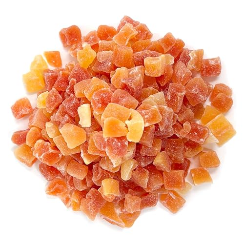Food to Live Dried Diced Papaya, 10 Pounds Kosher, Vegan, Sweetened, Unsulfured, Bulk