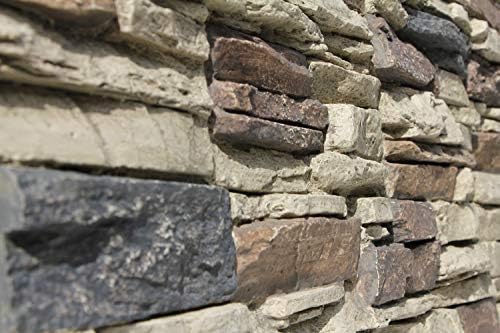 Lightning Ridge 48 in. x 24 in. Class A Fire Rated Faux Stone Siding Panel Finished Nature Spirit