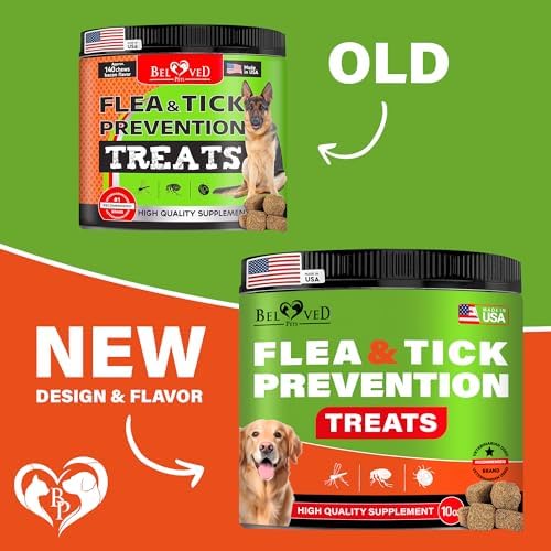 Flea and Tick Prevention Chewable Pills for Dogs - Revolution Oral Flea Treatment for Pets - Pest Control & Natural Defense - Chewables Small
