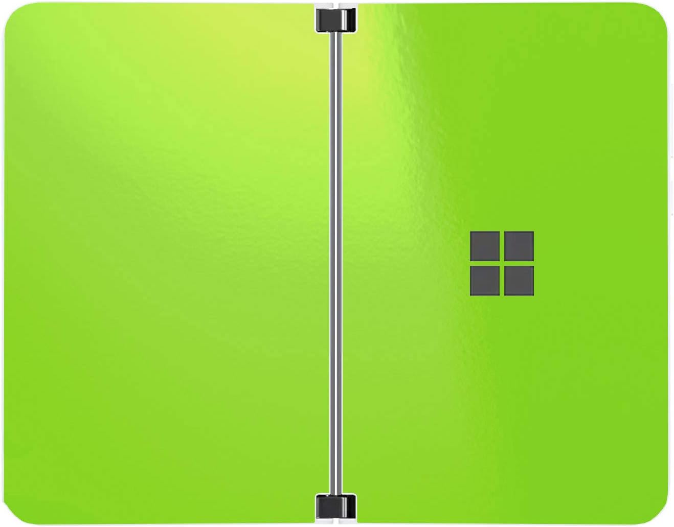 SopiGuard Sticker for Surface Duo Phone Edge-to-Edge Precision Vinyl Skin Wrap (Leather Textured)