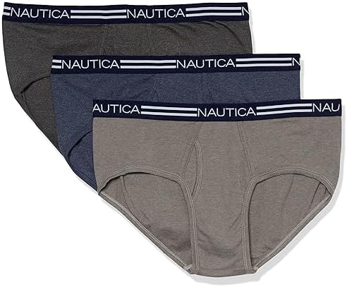 Nautica Men's Classic Cotton 3-pack Fly Front Briefs