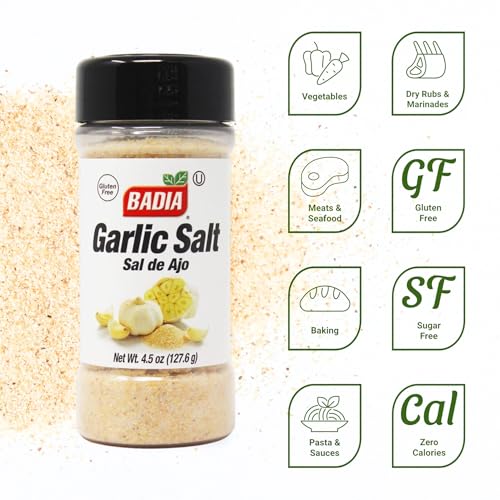 Badia Garlic Salt, 4.5 oz