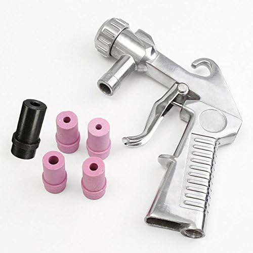 Wogoboo Sandblaster Kit Abrasive Sand Blasting Gun Rust Remove with Air Quick Adapter for Sandblast Cabinets