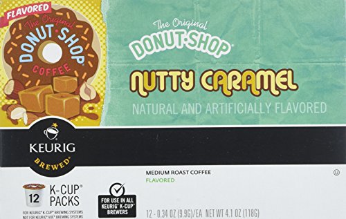 The Original Donut Shop Coffee,medium roast pods Coconut Mocha, 4.1 Ounce, 12 Count
