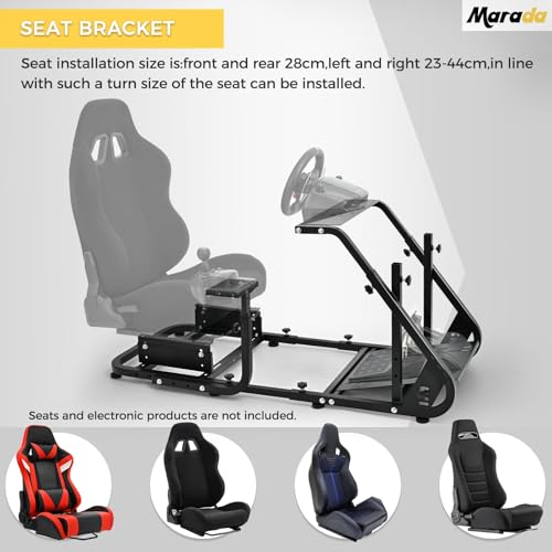 Marada Reinforced Stabilizing Racing Sim Cockpit Stand Fit for Fanatec