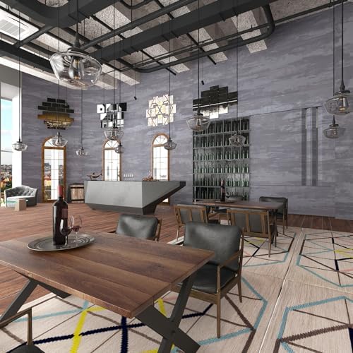 48x197inch Extra Wide Black White Marble Wallpaper Peel Stick Glossy Thick Waterproof Furniture Sticker Granite Look Contact Paper DIY Wall Sticker Self-adhesive Countertop Vinyl Wrap for Kitchen