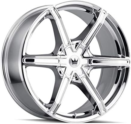 Stilts 371 Chrome 24X9.5 5-115/5-120 18mm 74.1mm Wheel with Painted (24 x 9.5 inches /5 x 115 mm, 18 mm Offset)