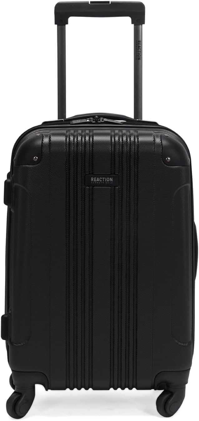 Kenneth Cole REACTION Out of Bounds Lightweight Hardshell 4-Wheel Spinner Luggage, Teal, 20-Inch Carry On